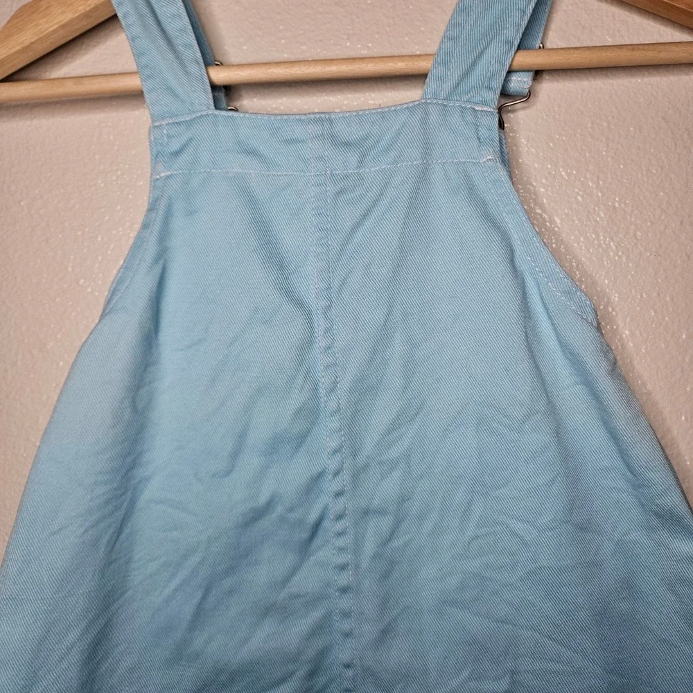 Vintage Disney Mickey & Co Minnie Mouse Blue Corduroy Jumper Dress